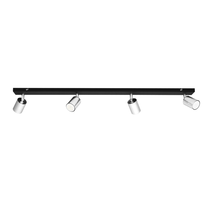 LED spotlampe TUNE 4xGU10/4,8W/230V mat krom/sort