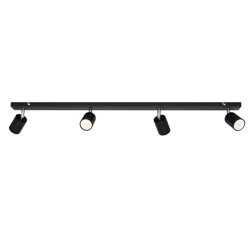 LED spotlampe TUNE 4xGU10/4,8W/230V sort