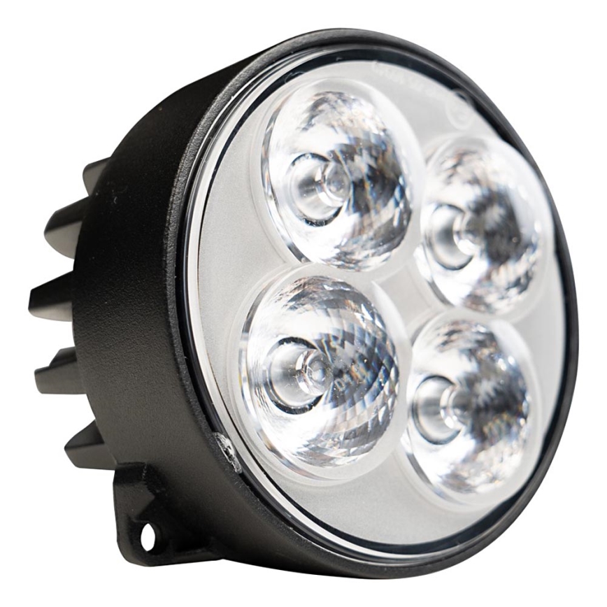 LED Spotlight til traktor BLACK LED/20W/10-30V IP69 5700K rund
