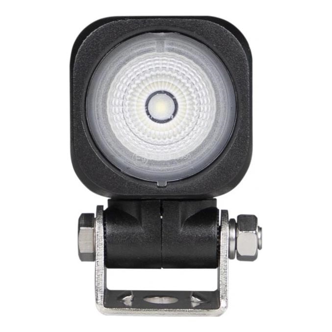 LED Spotlys til bil BLACK LED/10W/10-30V IP69 5700K kantet
