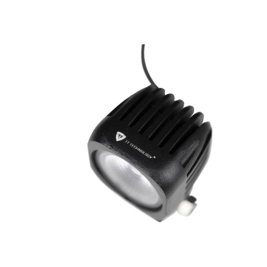 LED Spotlys til bil BLACK LED/10W/10-30V IP69 5700K kantet