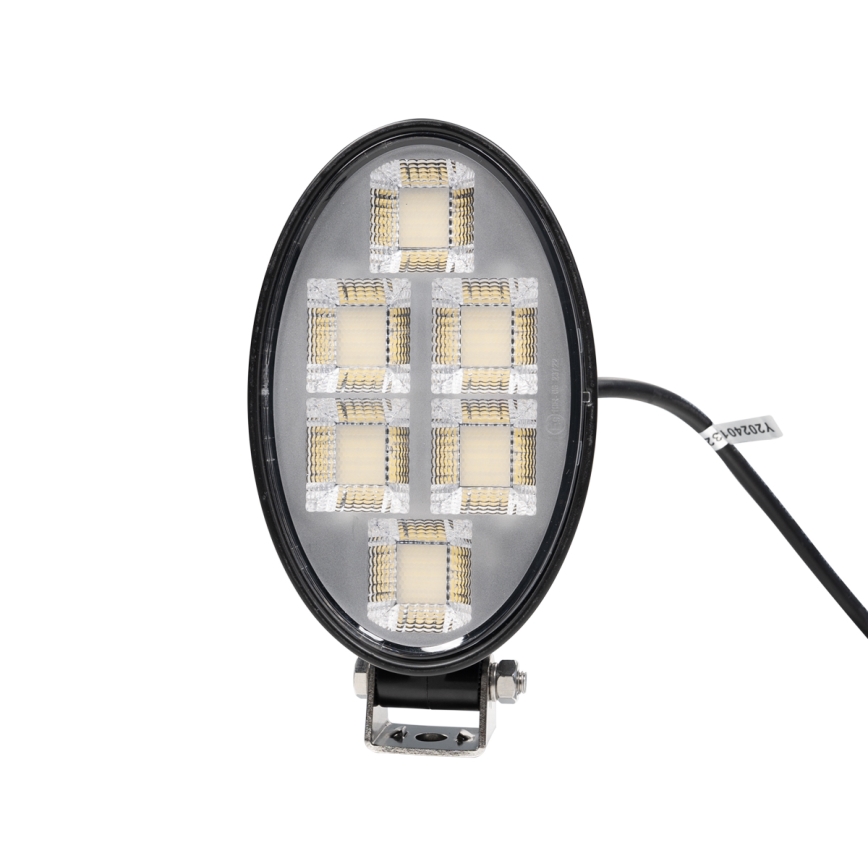LED Spotlys til bil BLACK LED/150W/10-30V IP69 5700K oval