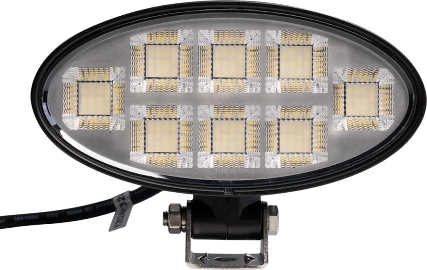 LED Spotlys til bil BLACK LED/160W/10-30V IP69 5700K oval