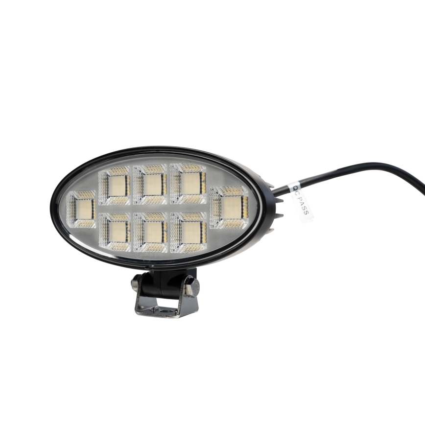 LED Spotlys til bil BLACK LED/160W/10-30V IP69 5700K oval