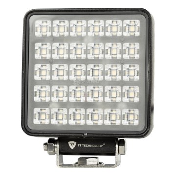 LED Spotlys til bil BLACK LED/30W/10-30V IP69 5700K kantet