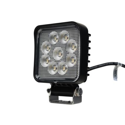 LED Spotlys til bil BLACK LED/36W/10-30V IP69 5700K kantet