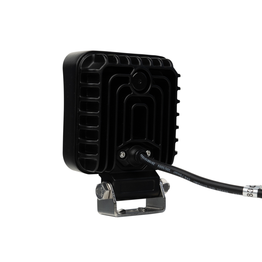 LED Spotlys til bil BLACK LED/36W/10-30V IP69 5700K kantet