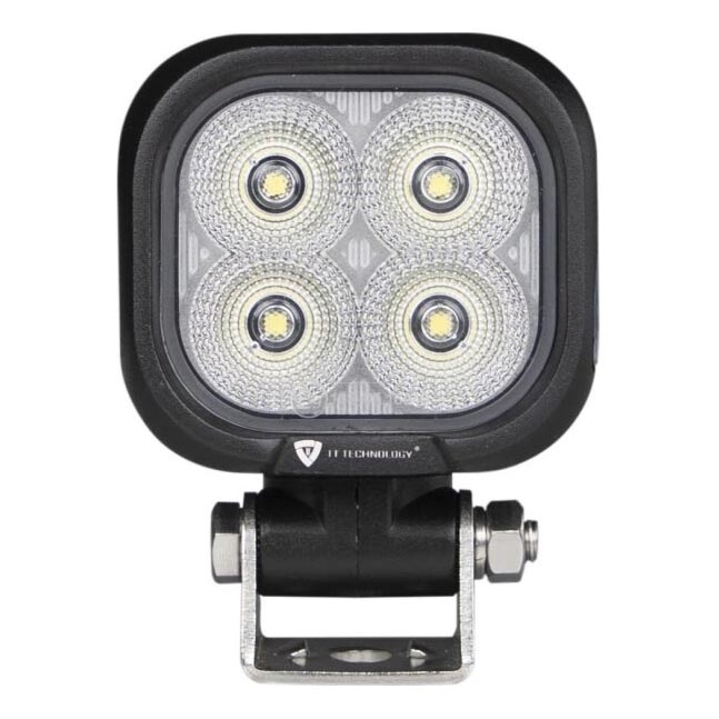 LED Spotlys til bil BLACK LED/40W/10-30V IP69 5700K kantet