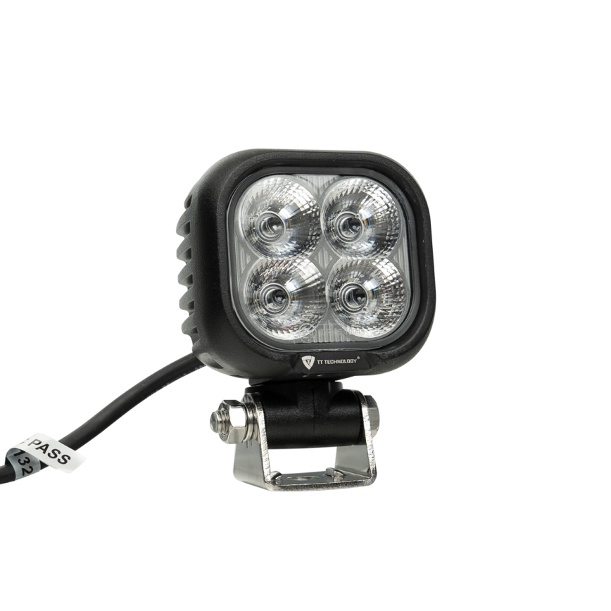 LED Spotlys til bil BLACK LED/40W/10-30V IP69 5700K kantet