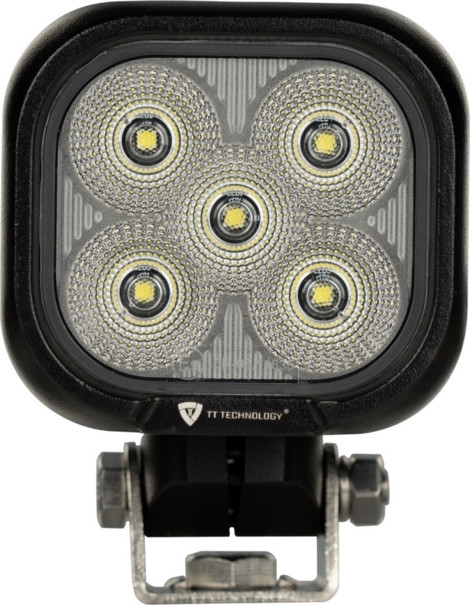 LED Spotlys til bil BLACK LED/50W/10-30V IP69 5700K kantet