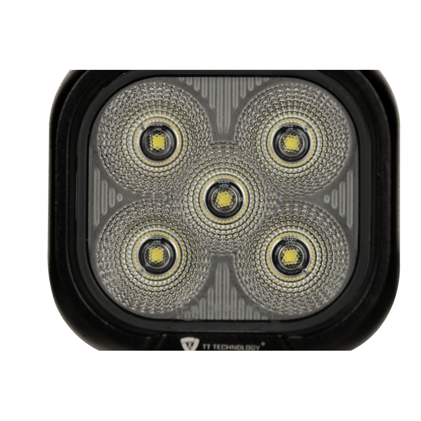 LED Spotlys til bil BLACK LED/50W/10-30V IP69 5700K kantet
