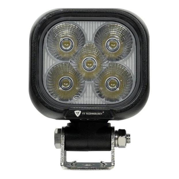 LED Spotlys til bil BLACK LED/50W/10-30V IP69 5700K kantet