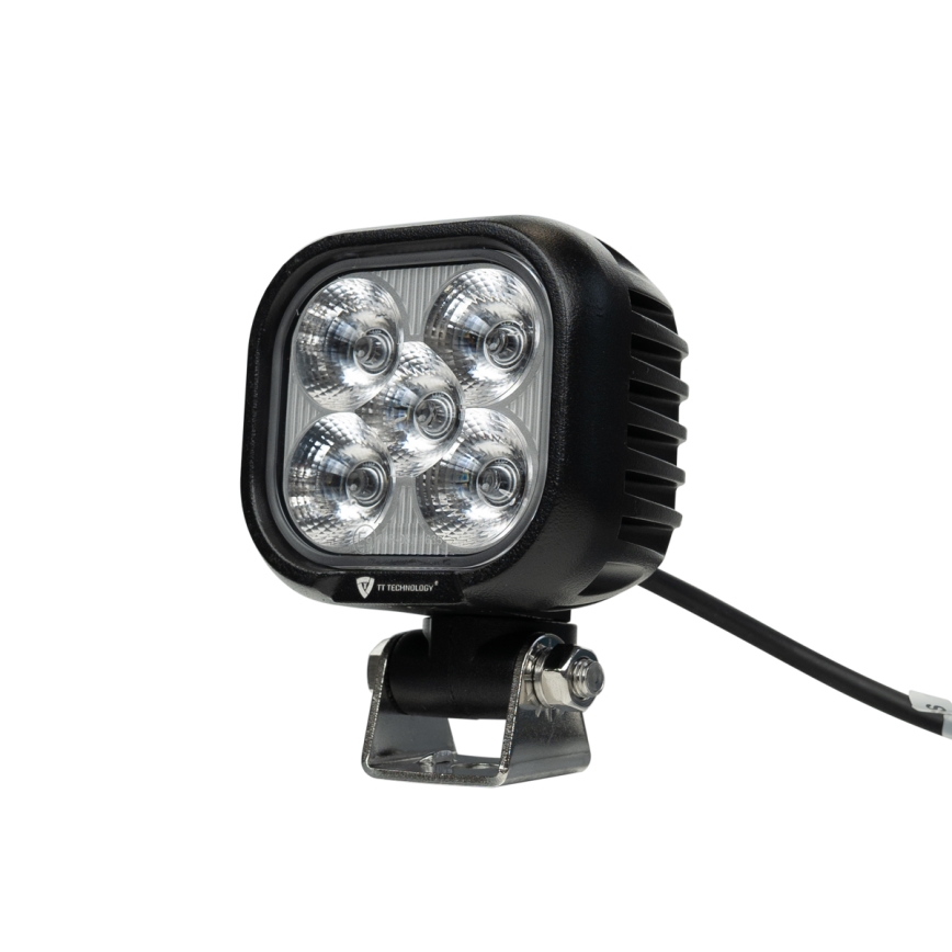 LED Spotlys til bil BLACK LED/50W/10-30V IP69 5700K kantet