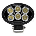 LED Spotlys til bil BLACK LED/60W/10-30V IP69 5700K oval