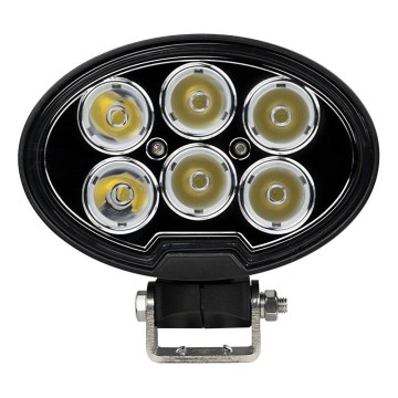 LED Spotlys til bil BLACK LED/60W/10-30V IP69 5700K oval
