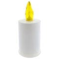 LED stearinlys LED/2xAA varm hvid 10,8 cm hvid