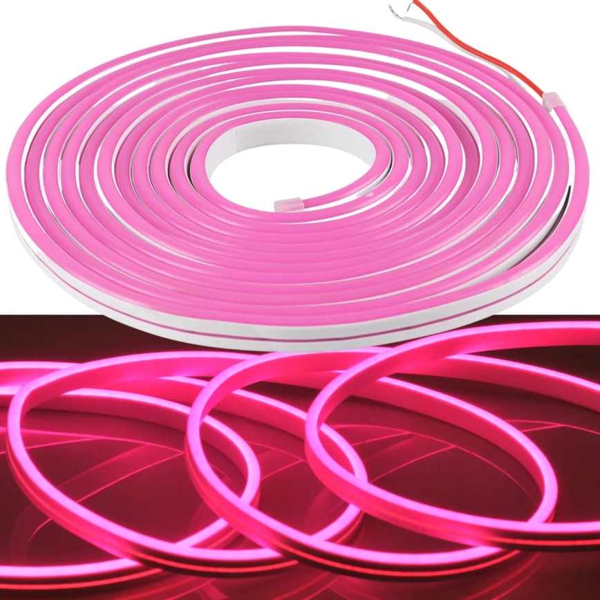 LED strimmel NEON 5 m LED/27W/12V IP65 pink