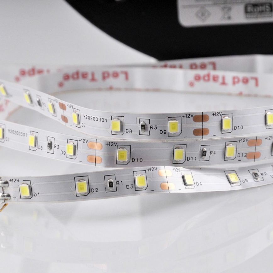 LED strip 5m LED/10W/12V IP20 6500K