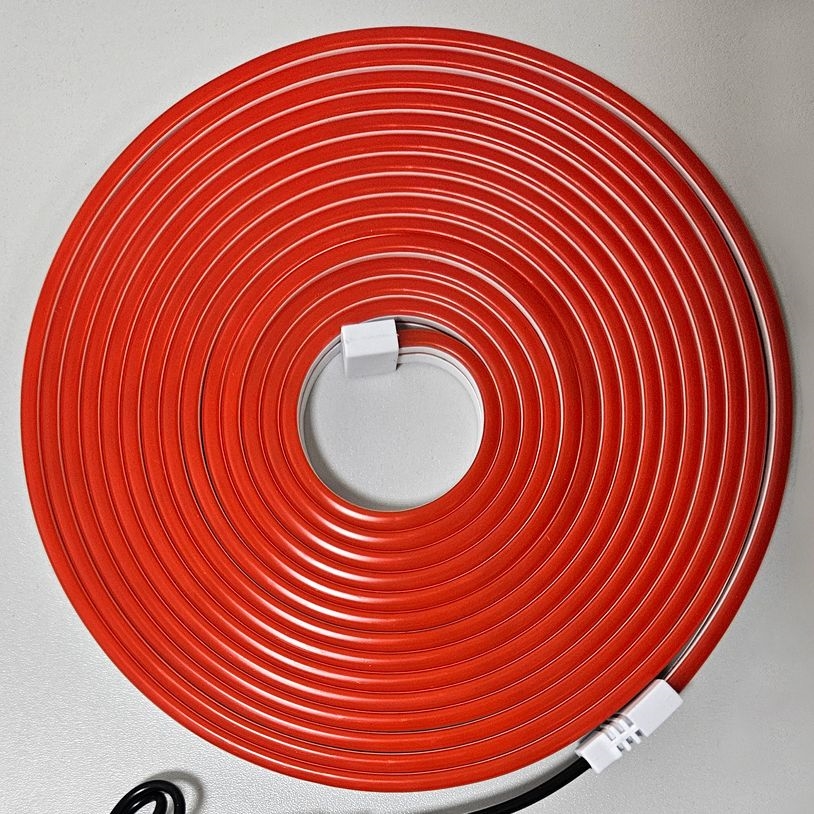 LED strip fleksibel NEON LED/10W/230V 5 m IP65 rød