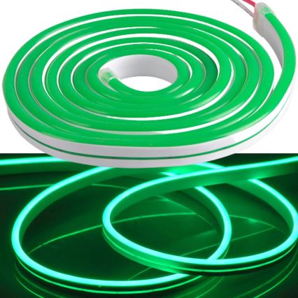 LED strip NEON 5 m LED/30W/24V grøn IP65