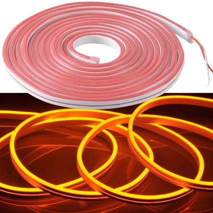 LED strip NEON 5 m LED/40W/24V orange IP65