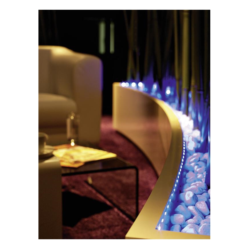 LED strip til badeværelse LED/24W/12V 5 m IP65 blå