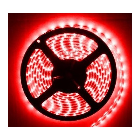 LED-strip vandtæt 5m IP65 rød