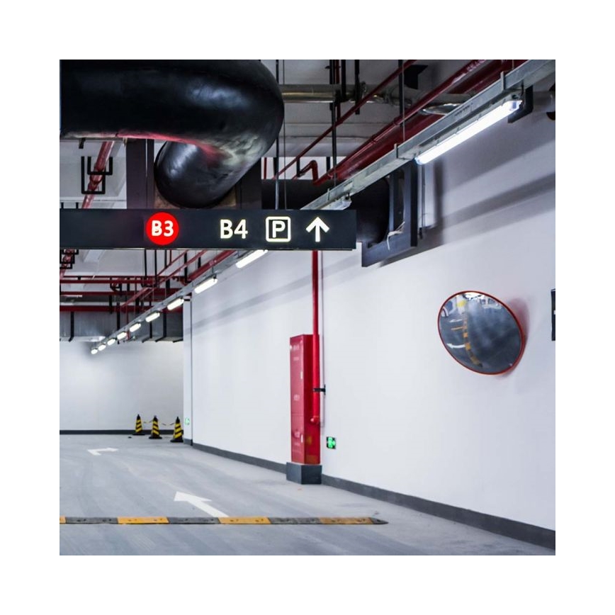 LED teknisk rørarmatur med nødmodul LED/48W/230V 6500K IP65 2200 mAh 150 cm