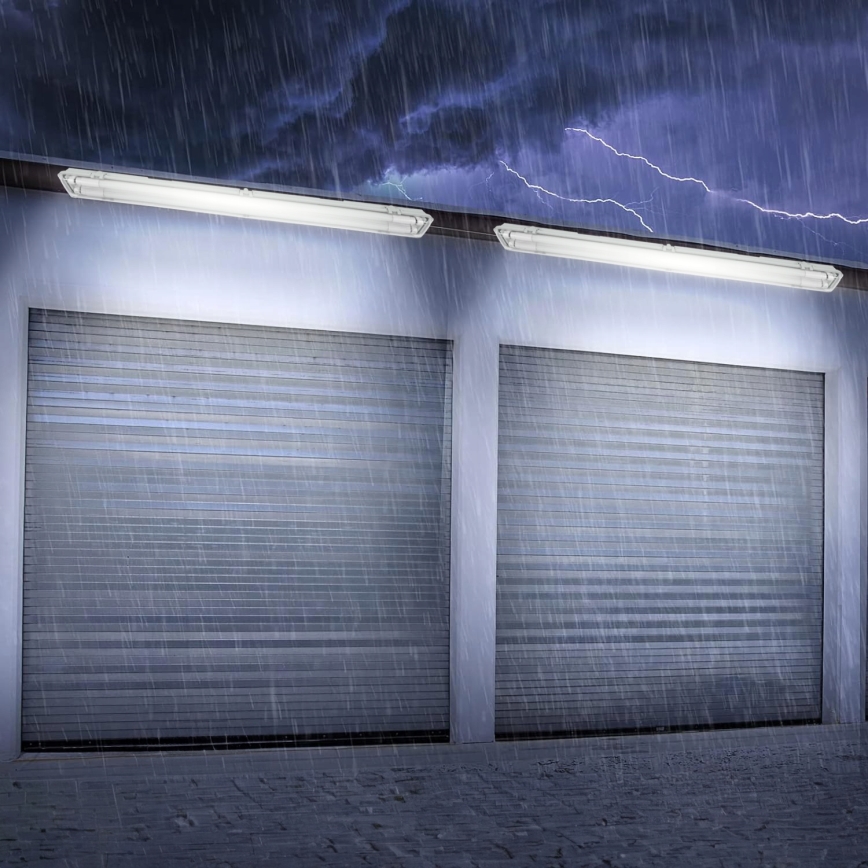 LED teknisk lysstofarmatur T8 2xG13/20W/230V 6500K 120 cm IP65 hvid