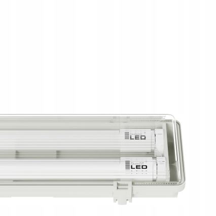 LED teknisk lysstofarmatur T8 2xG13/20W/230V 6500K 120 cm IP65 hvid