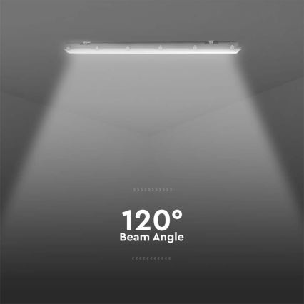 LED teknisk rørarmatur med bevægelses- og skumringssensor LED/36W/230V 6500K IP65 120 cm