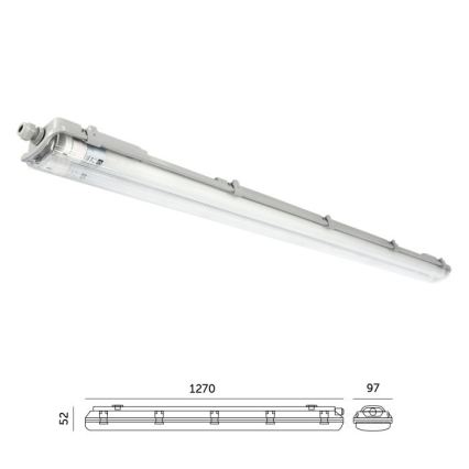 LED teknisk lysstofrørsarmatur T8 2xG13/18W/230V 5000K IP65 127 cm