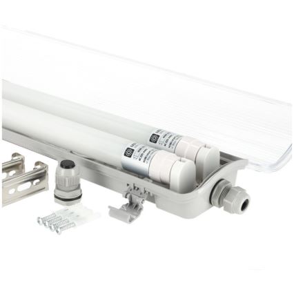 LED teknisk rørarmatur T8 2xG13/18W/230V 6500K IP65 127 cm