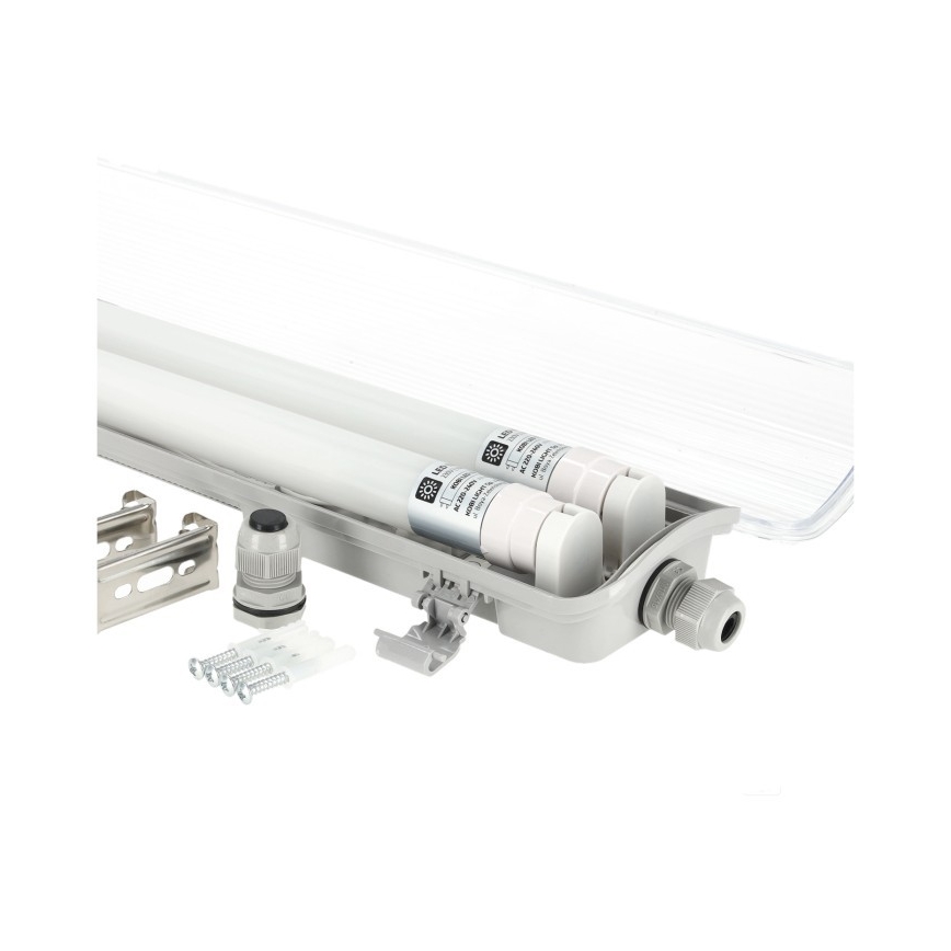 LED teknisk rørarmatur T8 2xG13/18W/230V 6500K IP65 127 cm
