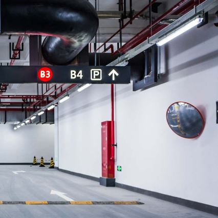 LED teknisk lysstofrørsarmatur med bevægelses- og skumringssensor LED/48W/230V IP65 6500K 150 cm