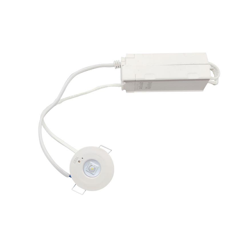 LED til nødsituationer Indbygningslampe LED/1,2W/230V 6000K