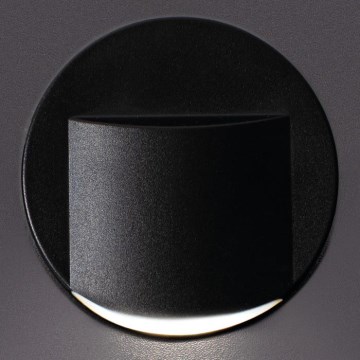 LED trappearmatur ERINUS LED/0,8W/12V 3000K sort