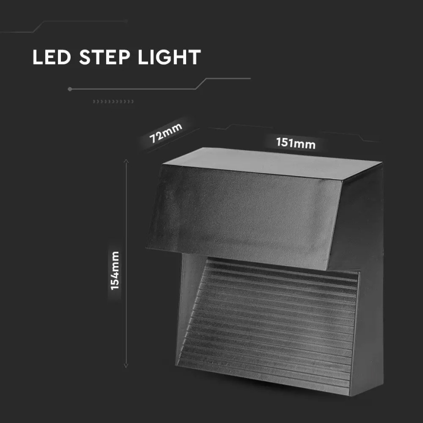LED trappearmatur LED/3W/230V 3000K IP65