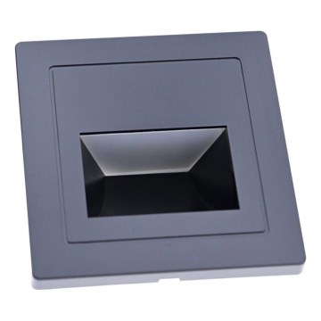 LED Trappearmatur LED/3W/230V 6000K sort