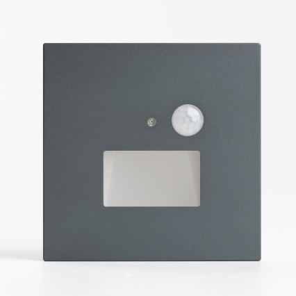 LED trappearmatur med bevægelses- og skumringssensor LED/1,5W/230V 3000/4000/6000K antracit