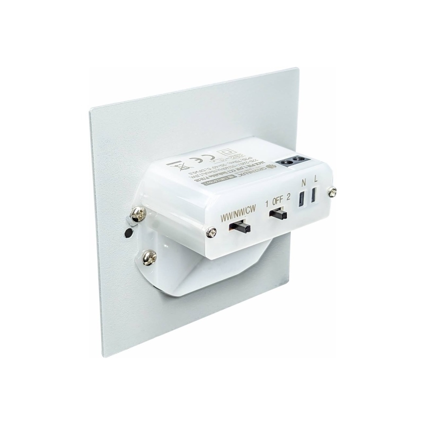 LED trappearmatur med bevægelses- og skumringssensor LED/1,5W/230V 3000/4000/6000K antracit