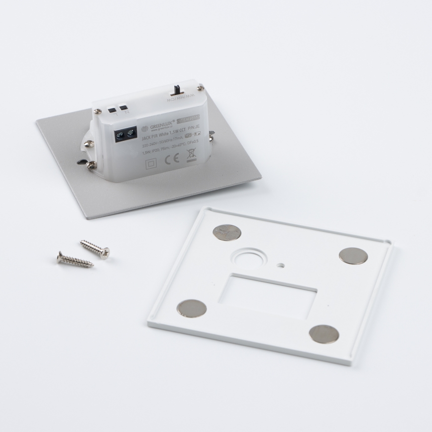 LED trappearmatur med bevægelses- og skumringssensor LED/1,5W/230V 3000/4000/6500K hvid