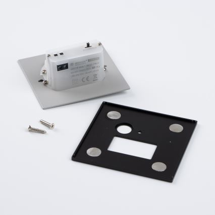 LED trappearmatur med bevægelses- og skumringssensor LED/1,5W/230V 3000/4000/6500K sort