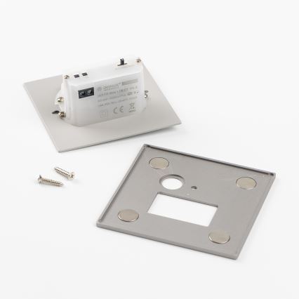 LED trappearmatur med bevægelses- og skumringssensor LED/1,5W/230V 3000/4000/6500K grå