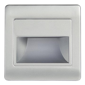 LED trappebelysning STEP LIGHT NET LED/1,5W/30V sølv