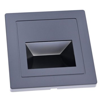LED trappelampe LED/3W/230V 3000K sort