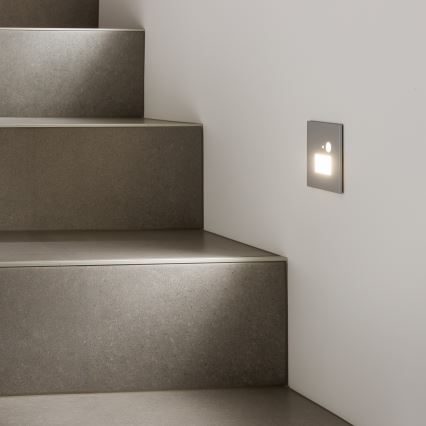 LED Trappelampe med bevægelsessensor LED/1,5W/230V 3000K/4000K/6500K