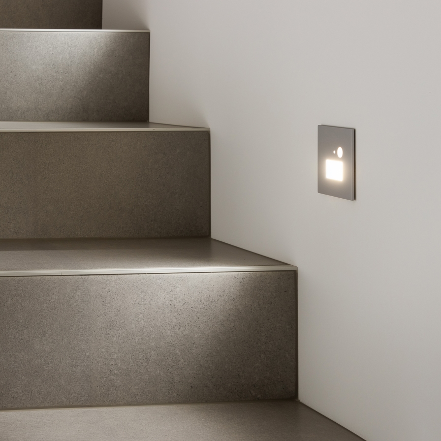 LED Trappelampe med bevægelsessensor LED/1,5W/230V 3000K/4000K/6500K