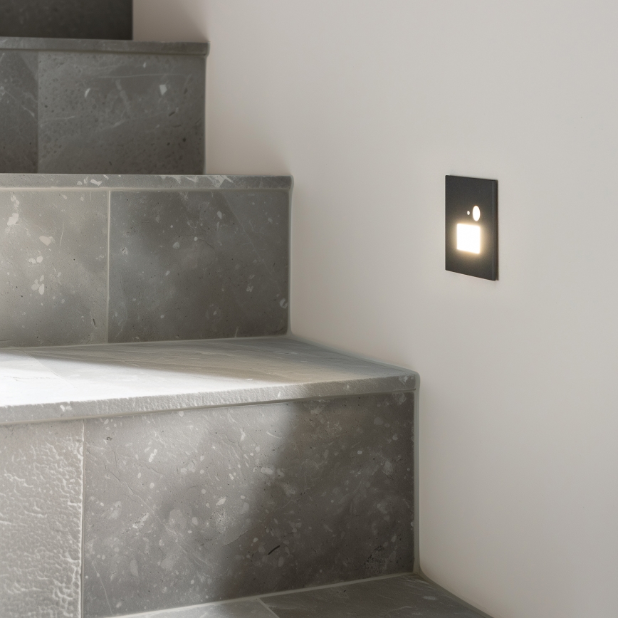 LED trappelampe med bevægelsessensor LED/1,5W/230V 3000K/4000K/6500K
