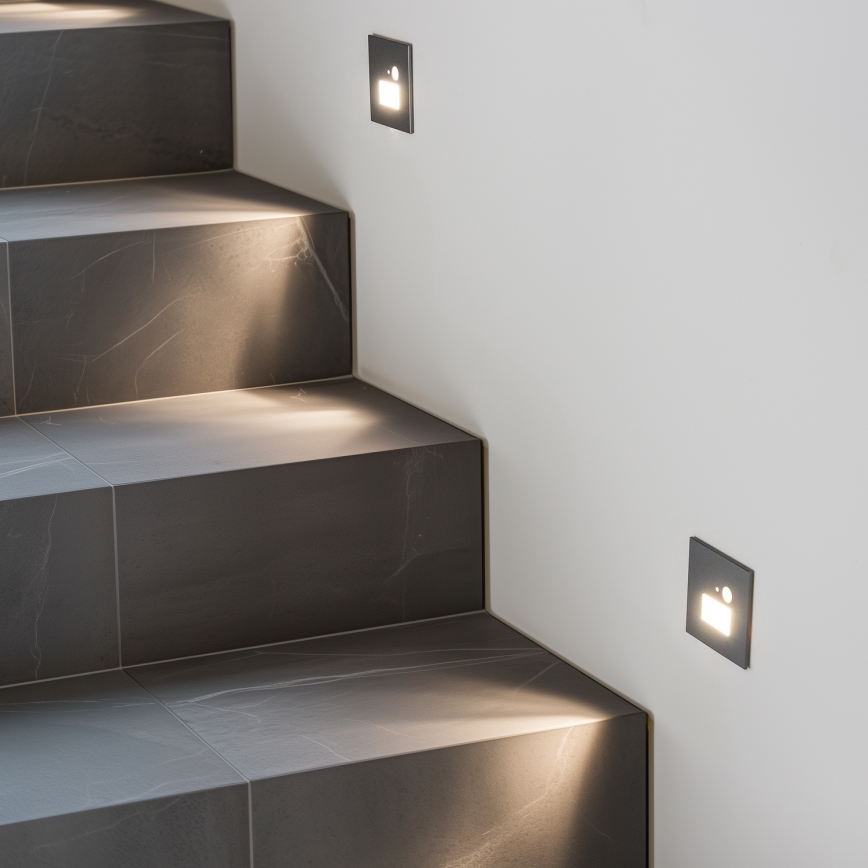 LED trappelampe med bevægelsessensor LED/1,5W/230V 3000K/4000K/6500K